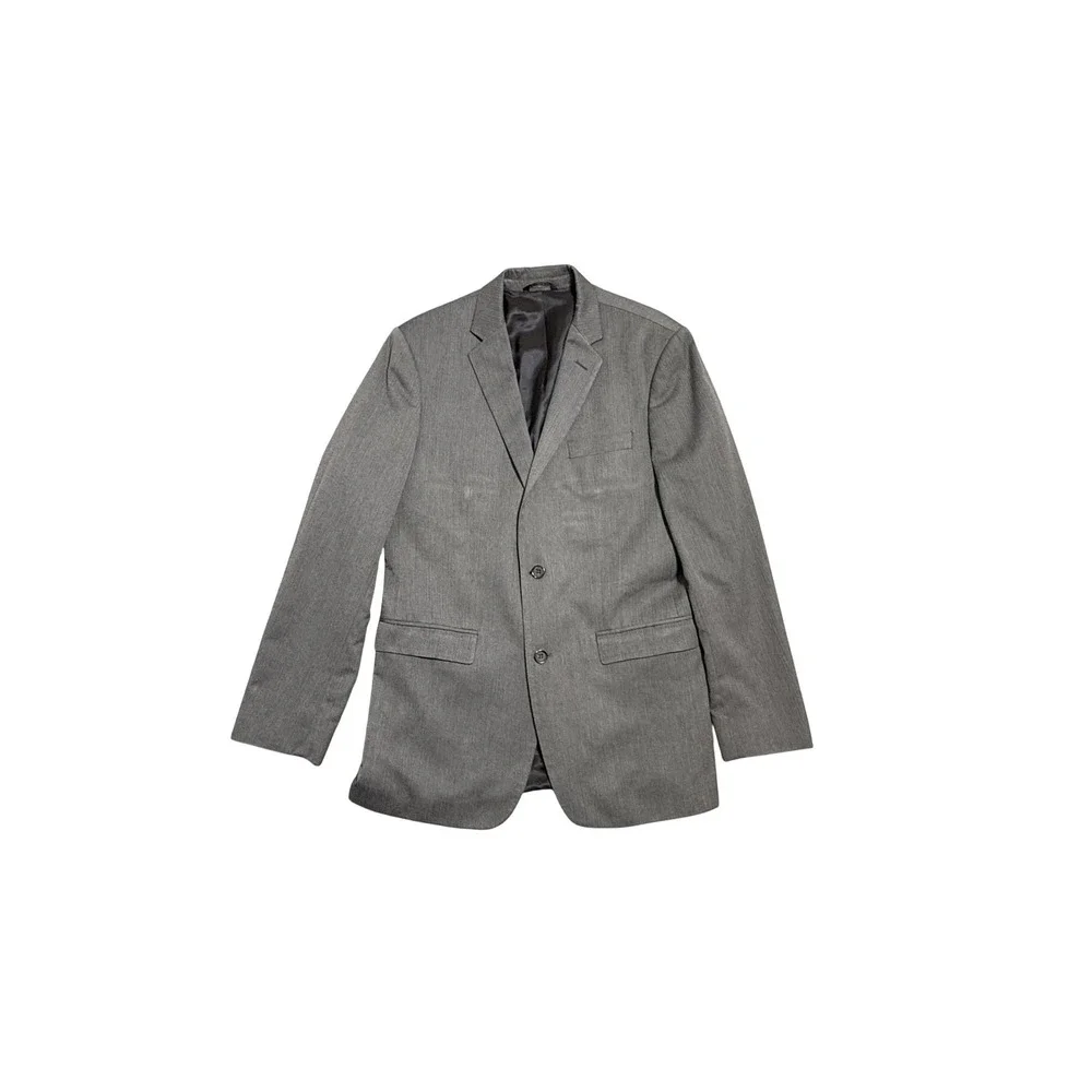 Banana Republic Blazer Mens 42L Brown Herringbone Tailored Fit Sport Coat Jacket